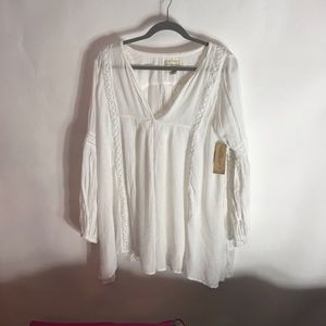 Ralph Lauren White boho top